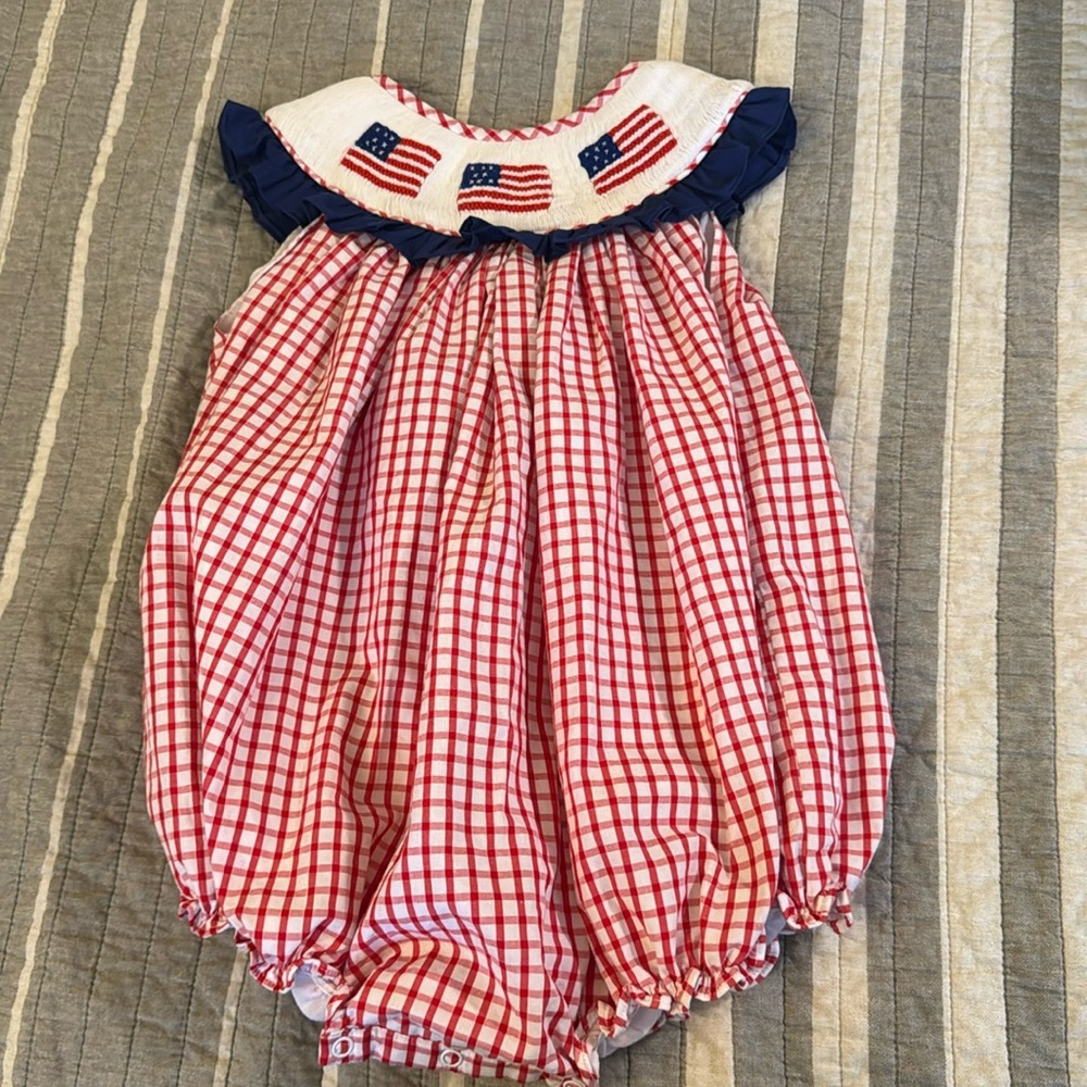 Smockingbird romper